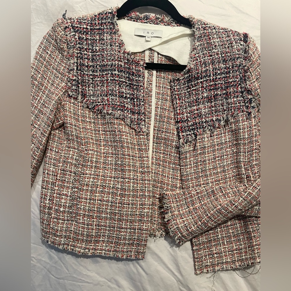 IRO Cropped tweed blazer